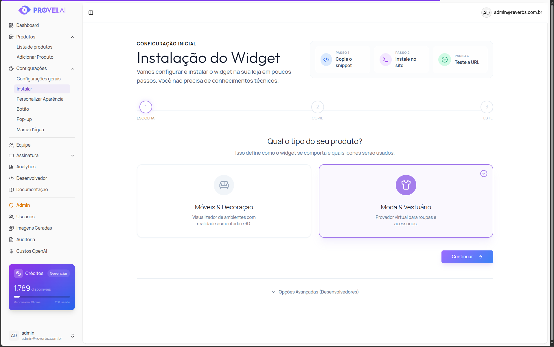 Implementação plug-and-play - Instalação simples via script