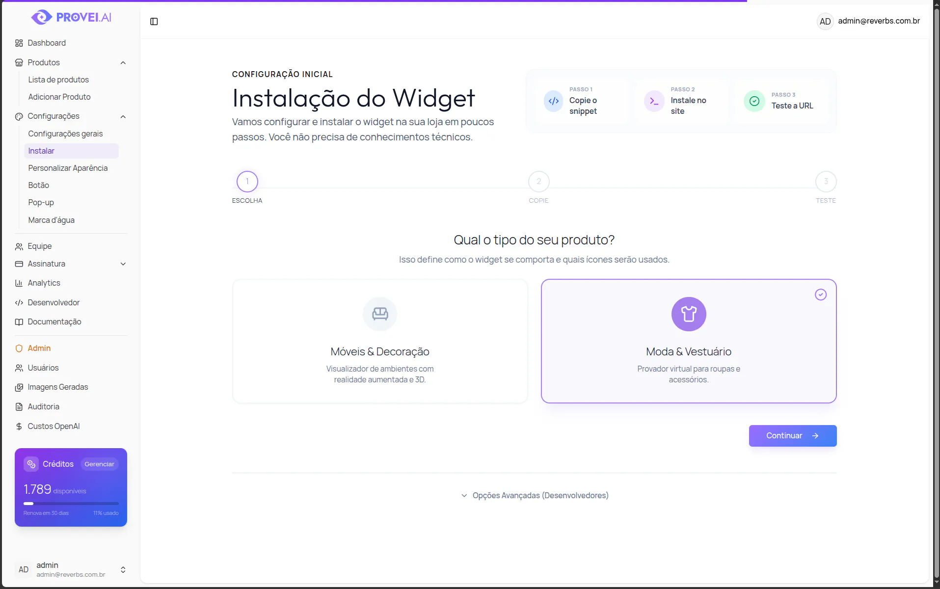 Implementação plug-and-play - Instalação simples via script